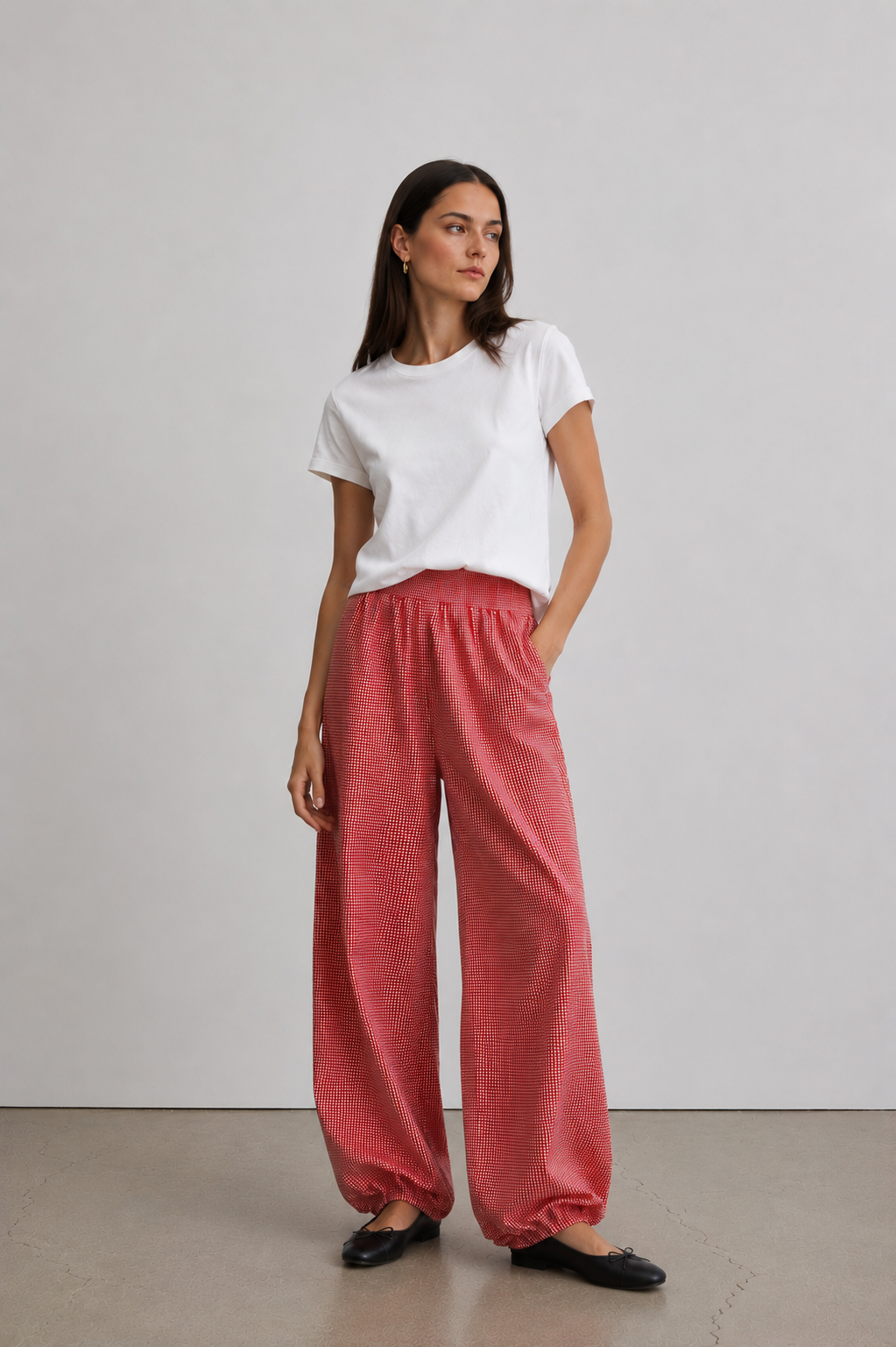 Cherry Balloon Pants