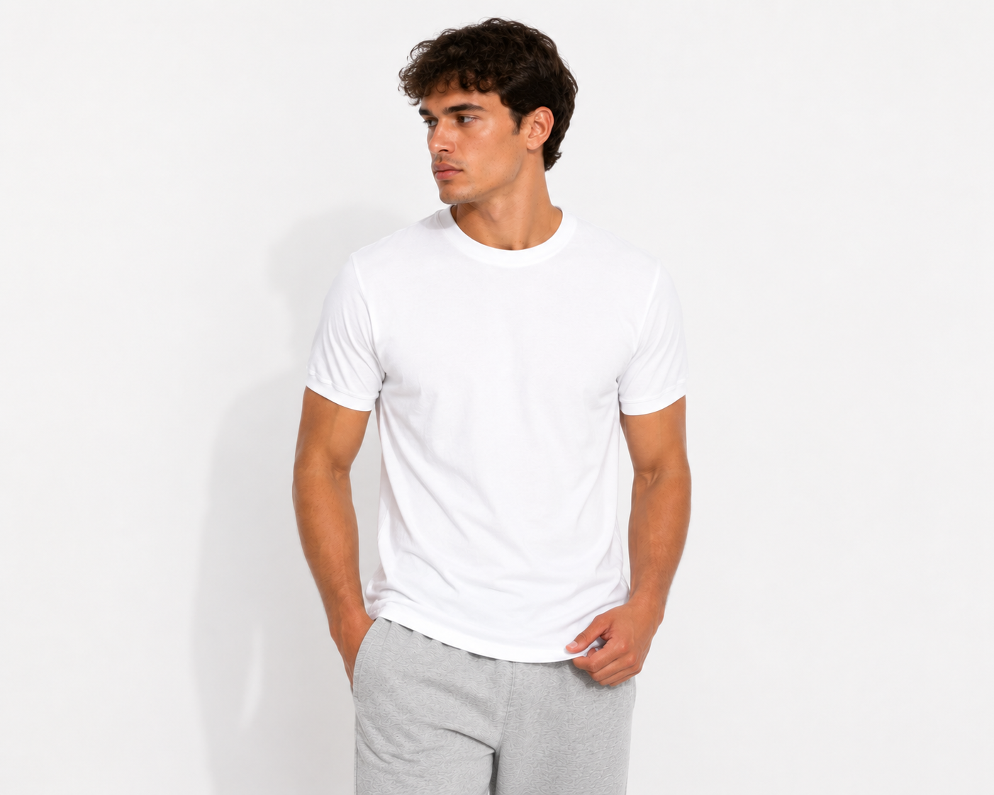 White tee